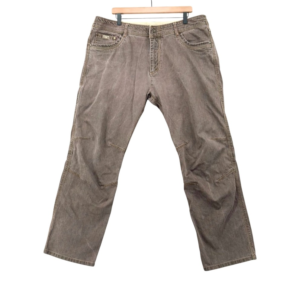 Kuhl Jeans Mens 38x31 Riot Articulated Knees Patina Dye Denim Pants Tag 38x32‎